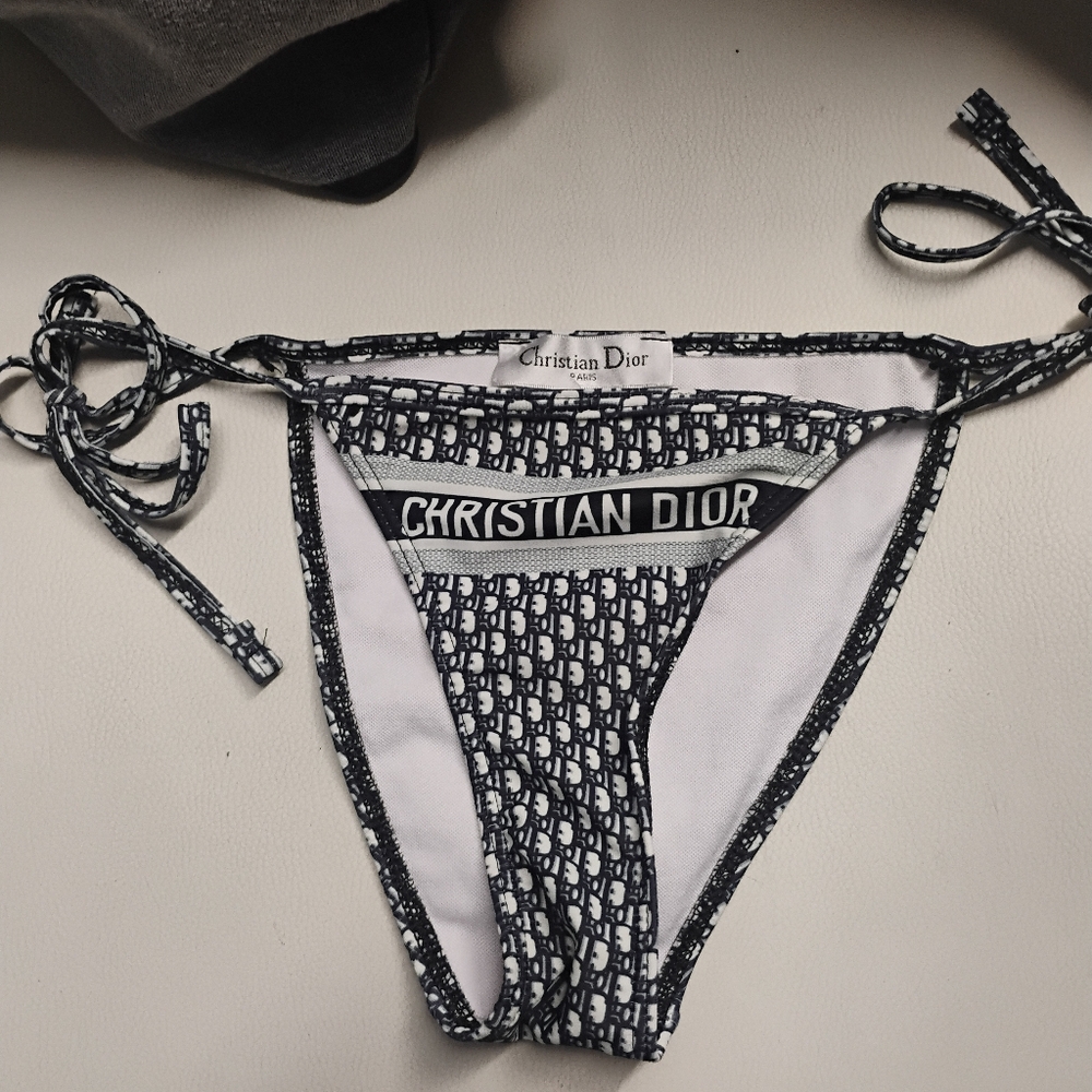 Dior Blue and‎ White Bikini Bottom - Picture 2 of 4